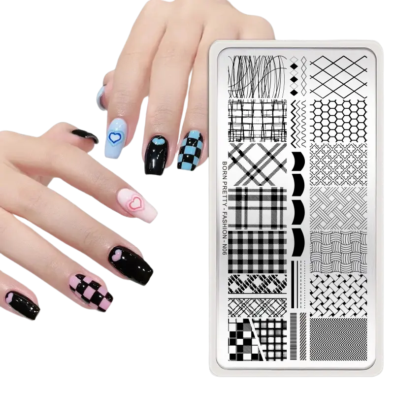 BORN PRETTY Pochoir Mode