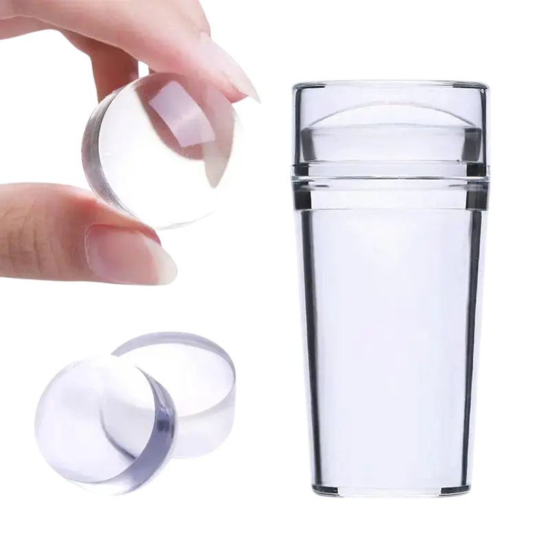 BORN PRETTY Tampon en Silicone Transparent