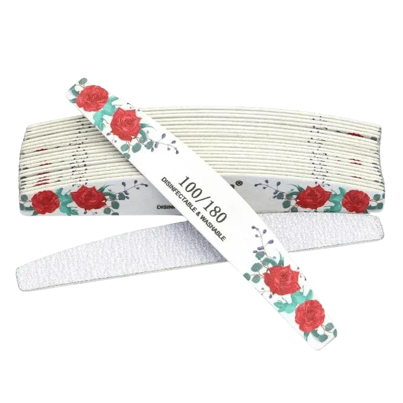 Lot de Limes à Ongles en Bois - Glam'ongle