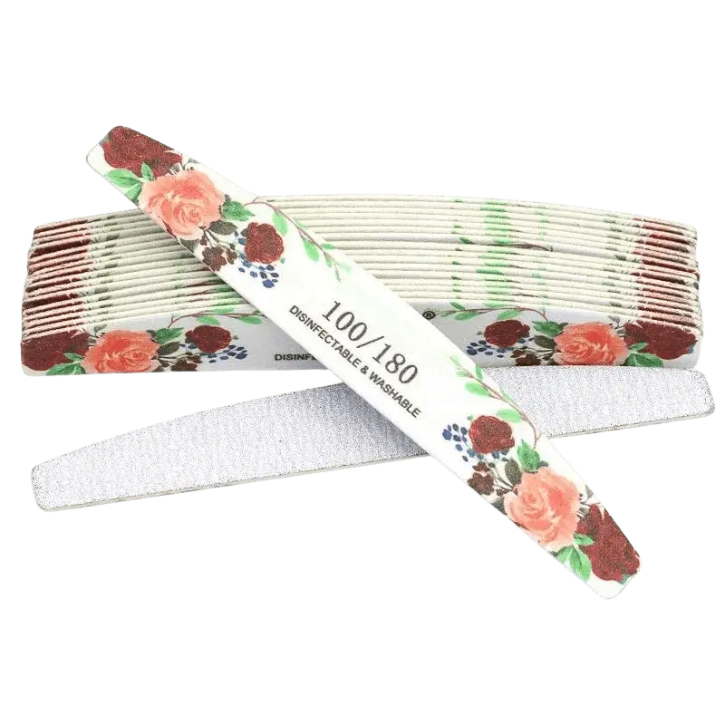 Lot de Limes à Ongles en Bois - Glam'ongle