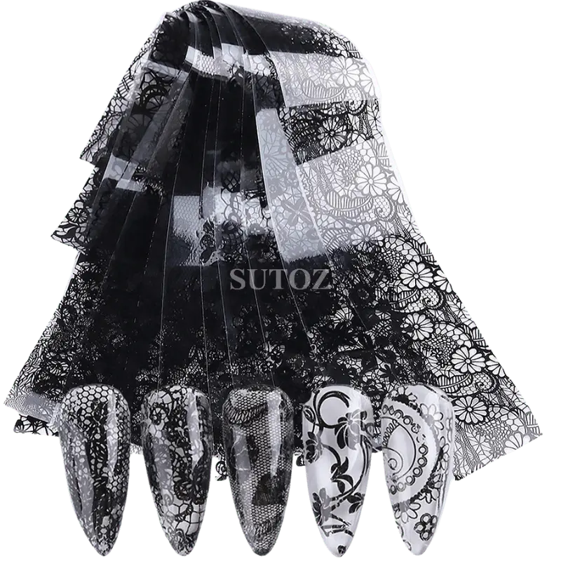 Feuilles de Transfert en Dentelle - Glam'ongle