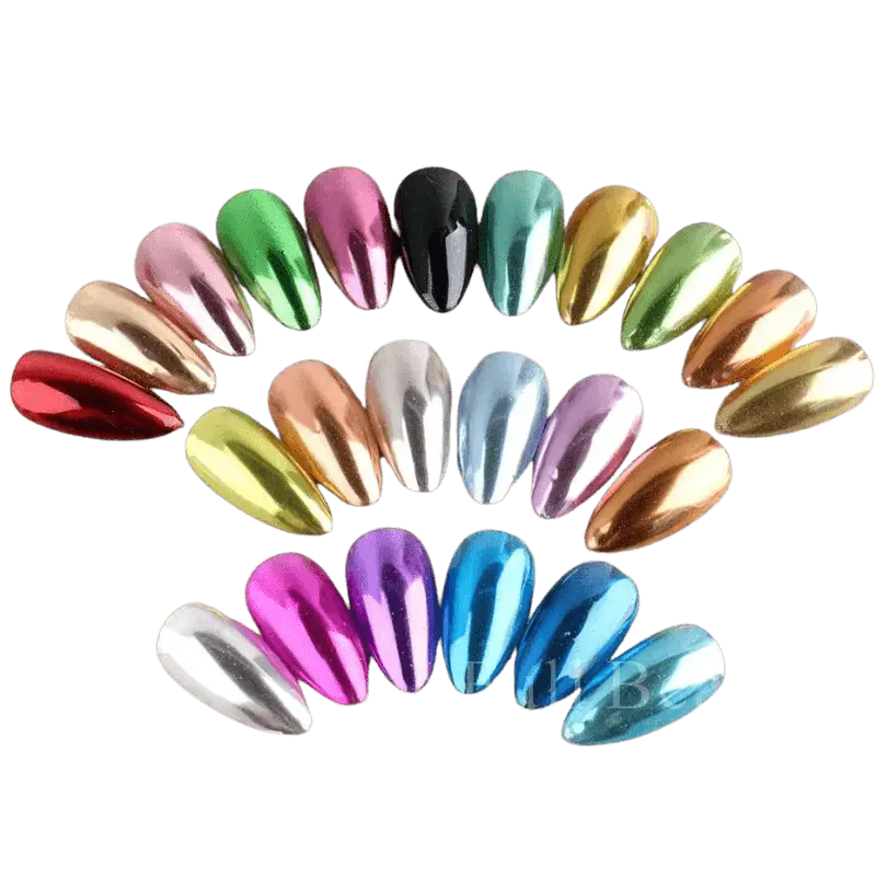 Kit Poudres Métalliques Chromées - Glam'ongle