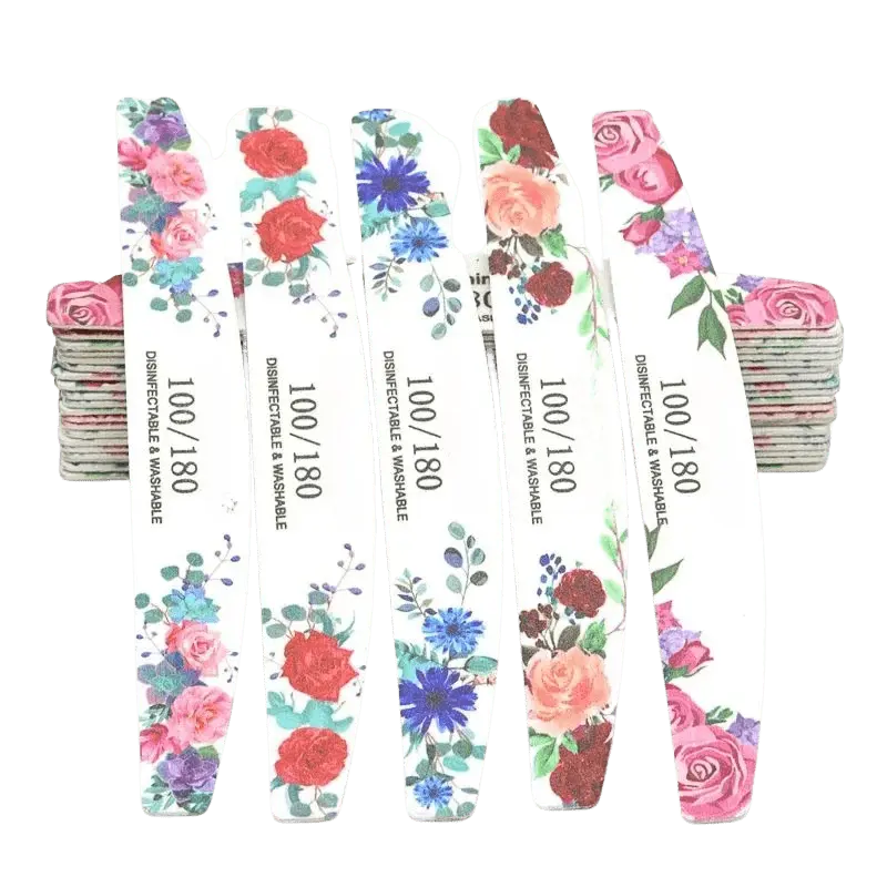 Lot de Limes à Ongles en Bois - Glam'ongle