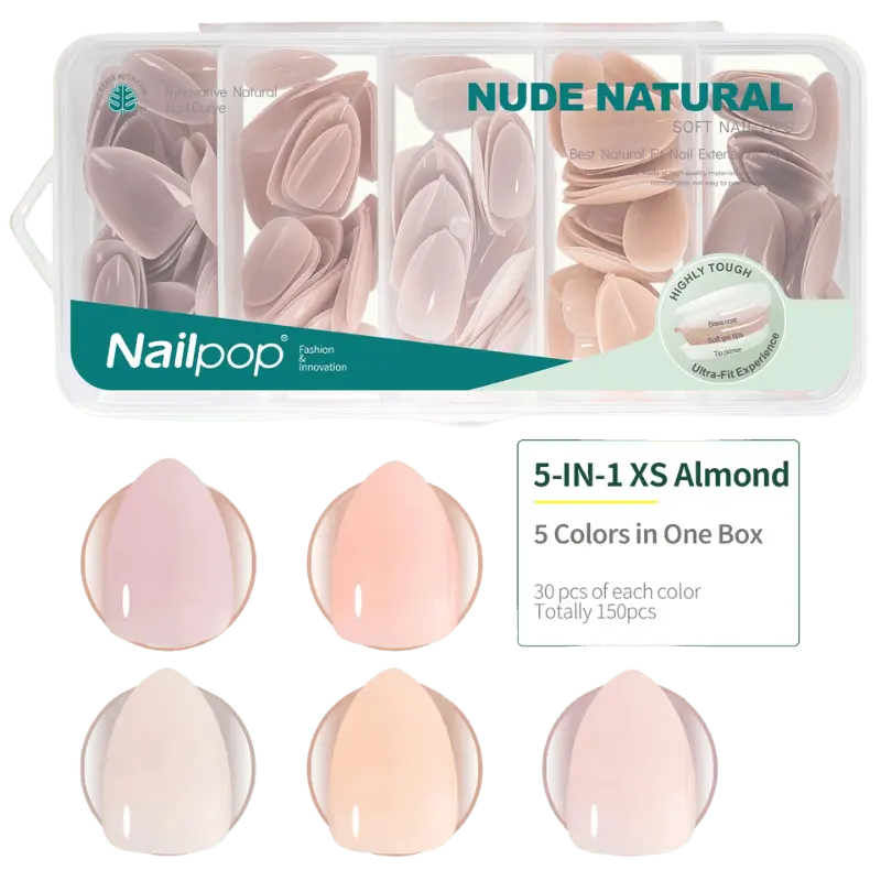 Capsules Colorés Amandes - NAILPOP - Glam'ongle