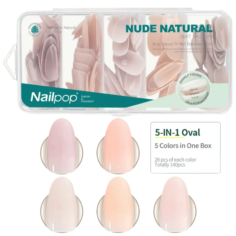 Capsules Colorés Ovales - NAILPOP - Glam'ongle