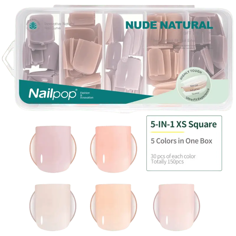 Capsules Colorés Carrés - NAILPOP - Glam'ongle