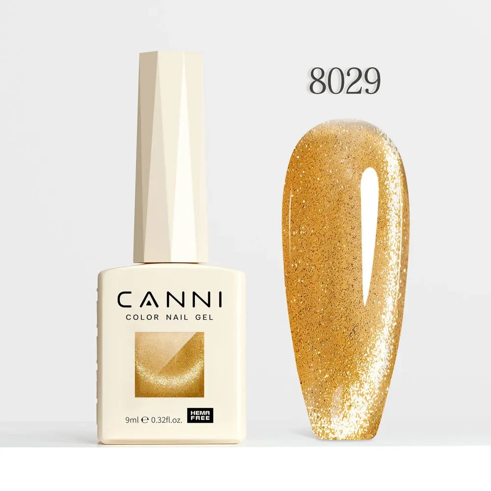 CANNI HEMA FREE TPO FREE 9ml Glitter Silver Cat Magnetic Gel Nail Polish Galaxy Diamond Full Coverage Pigmented Gel for Nail Glam'ongle CANNI HEMA FREE TPO FREE 9ml Glitter Silver Cat Magnetic Gel Nail Polish Galaxy Diamond Full Coverage Pigmented Gel for Nail