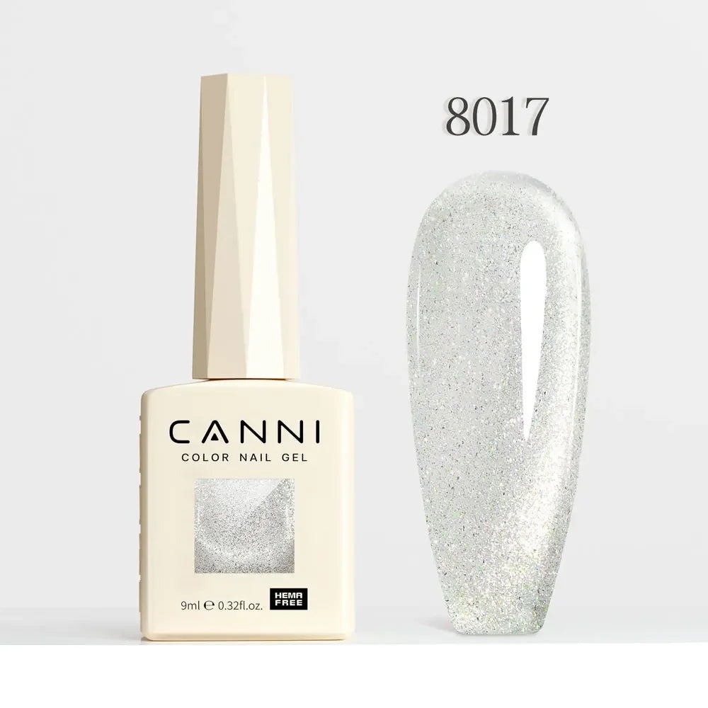 CANNI HEMA FREE TPO FREE 9ml Glitter Silver Cat Magnetic Gel Nail Polish Galaxy Diamond Full Coverage Pigmented Gel for Nail Glam'ongle CANNI HEMA FREE TPO FREE 9ml Glitter Silver Cat Magnetic Gel Nail Polish Galaxy Diamond Full Coverage Pigmented Gel for Nail