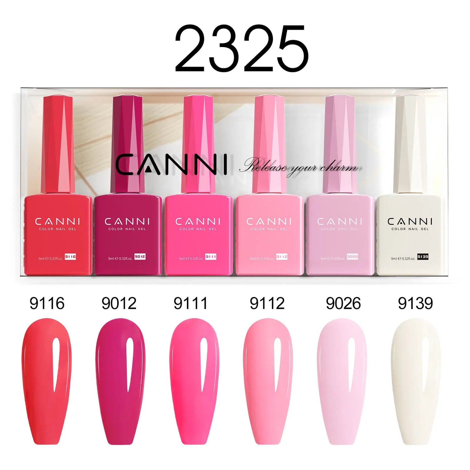 6pcs*9ml HEMA TPO FREE Nail Gel Polish CANNI Semi Permanent Jelly Pink Nude Color Gel Varnish Great Coverage UV LED Lacquer Glam'ongle 6pcs*9ml HEMA TPO FREE Nail Gel Polish CANNI Semi Permanent Jelly Pink Nude Color Gel Varnish Great Coverage UV LED Lacquer