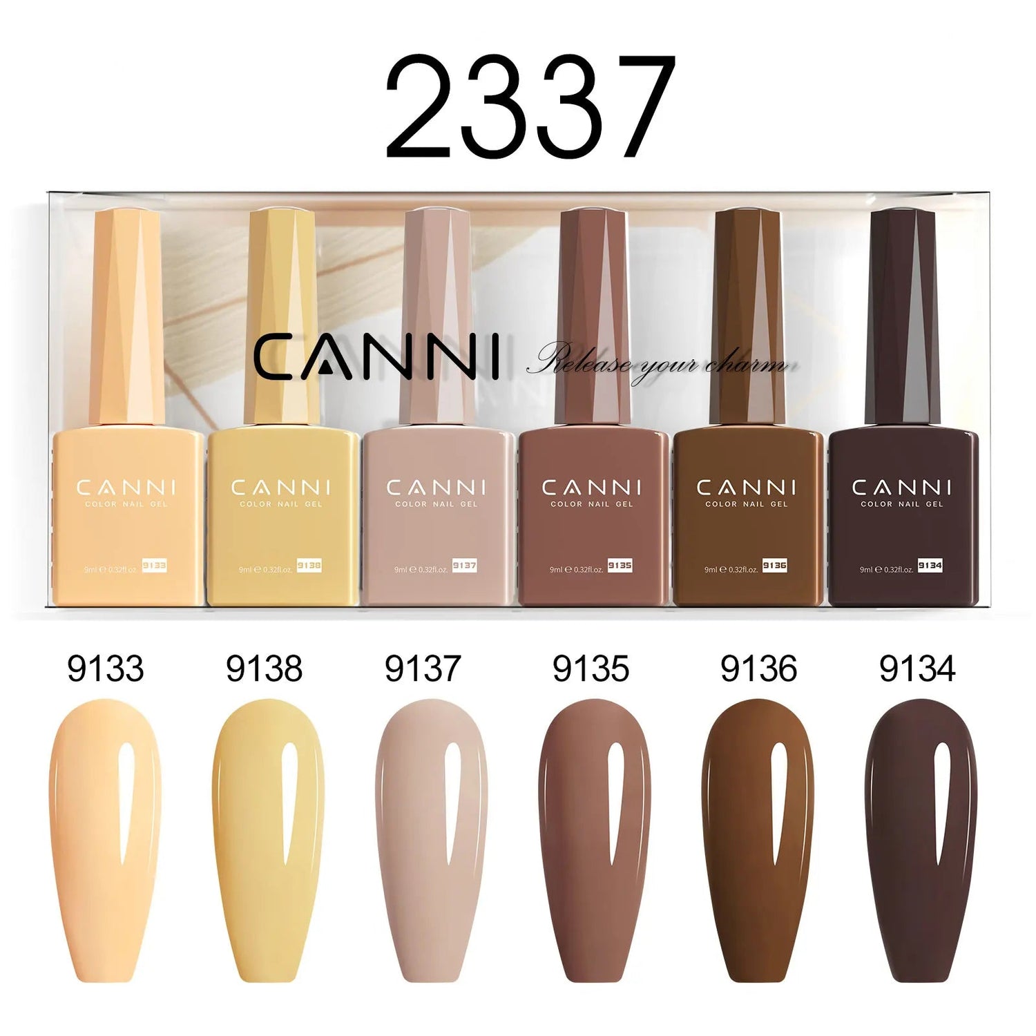 6pcs*9ml HEMA TPO FREE Nail Gel Polish CANNI Semi Permanent Jelly Pink Nude Color Gel Varnish Great Coverage UV LED Lacquer Glam'ongle 6pcs*9ml HEMA TPO FREE Nail Gel Polish CANNI Semi Permanent Jelly Pink Nude Color Gel Varnish Great Coverage UV LED Lacquer