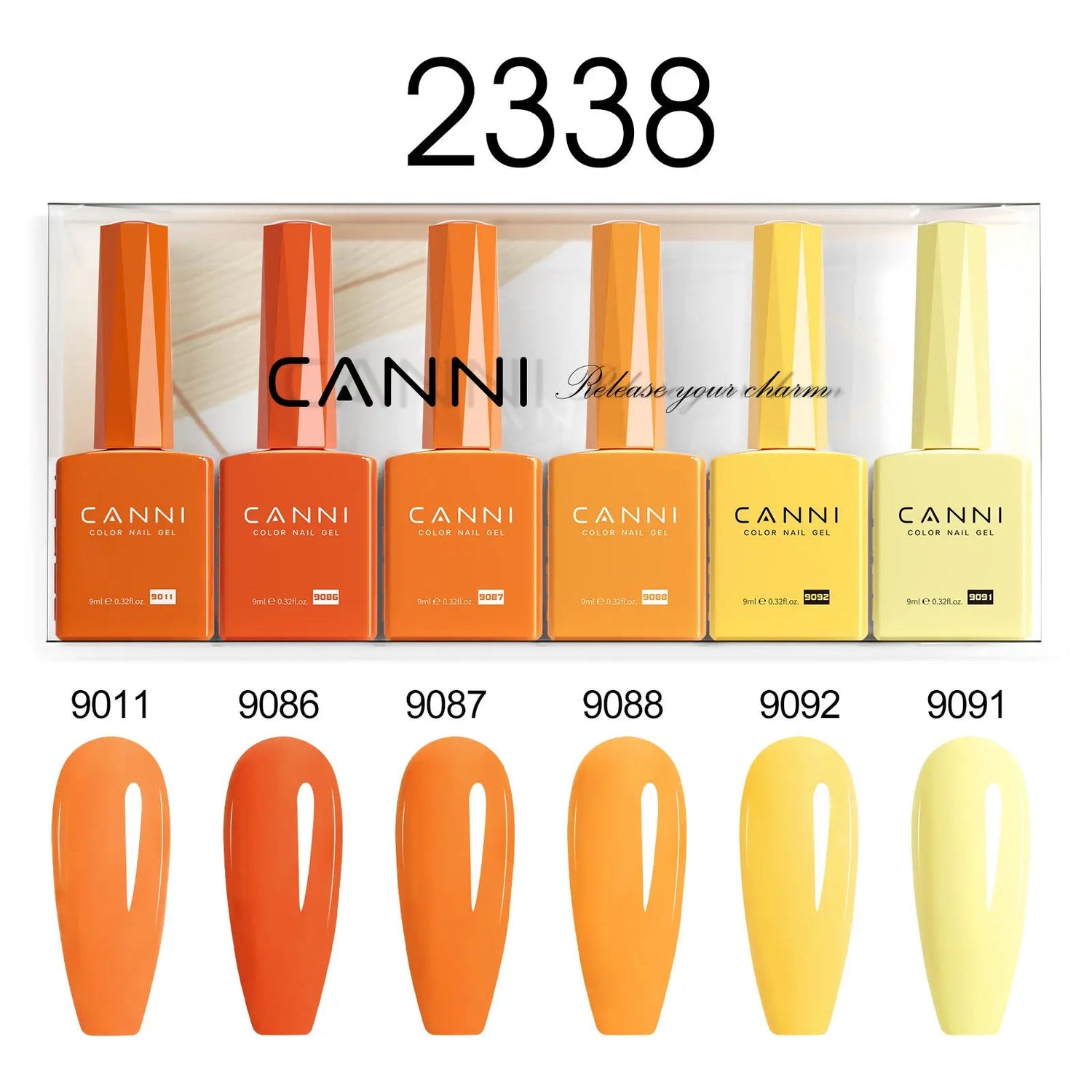 6pcs*9ml HEMA TPO FREE Nail Gel Polish CANNI Semi Permanent Jelly Pink Nude Color Gel Varnish Great Coverage UV LED Lacquer Glam'ongle 6pcs*9ml HEMA TPO FREE Nail Gel Polish CANNI Semi Permanent Jelly Pink Nude Color Gel Varnish Great Coverage UV LED Lacquer