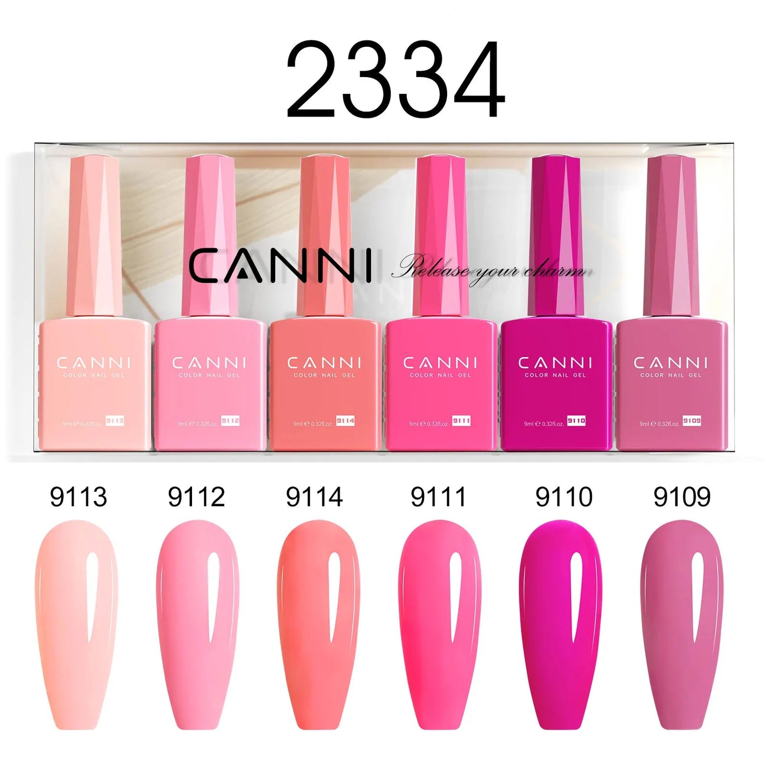 6pcs*9ml HEMA TPO FREE Nail Gel Polish CANNI Semi Permanent Jelly Pink Nude Color Gel Varnish Great Coverage UV LED Lacquer Glam'ongle 6pcs*9ml HEMA TPO FREE Nail Gel Polish CANNI Semi Permanent Jelly Pink Nude Color Gel Varnish Great Coverage UV LED Lacquer