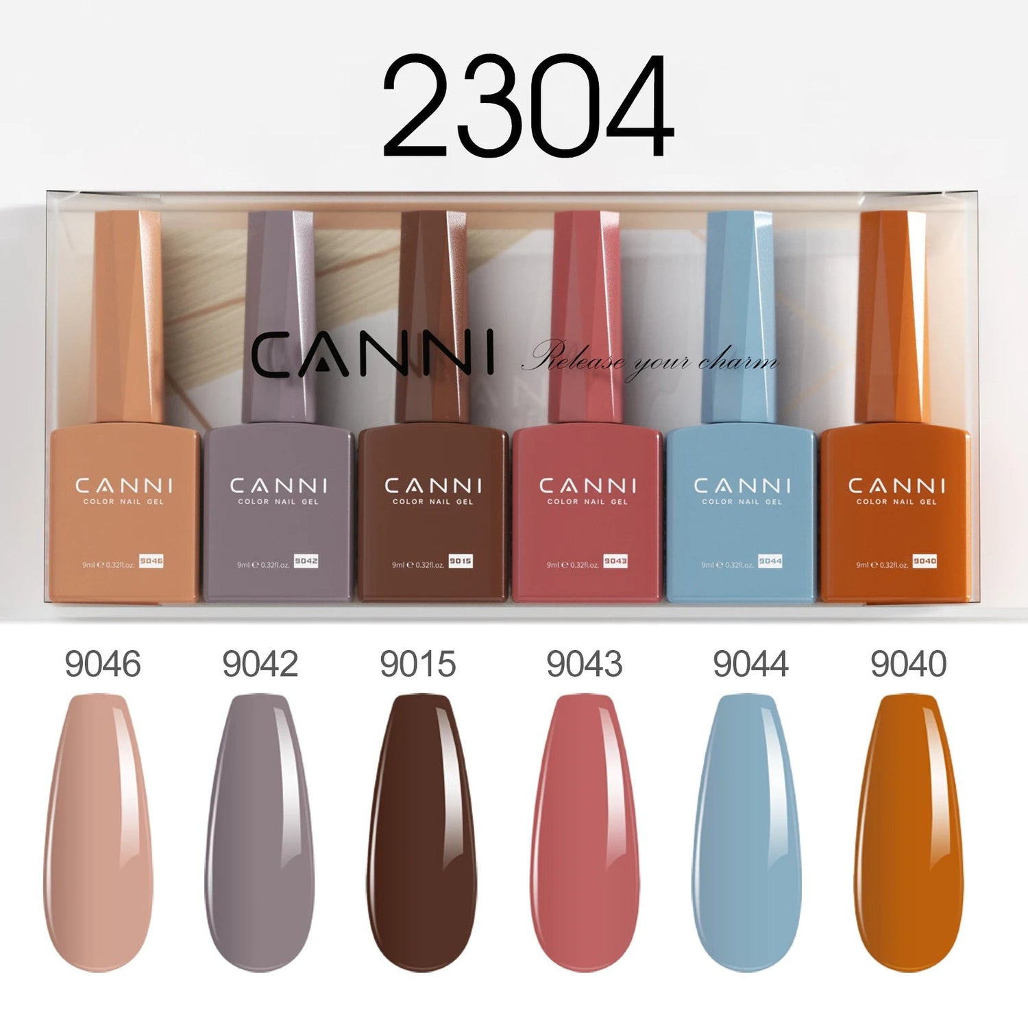 6pcs*9ml HEMA TPO FREE Nail Gel Polish CANNI Semi Permanent Jelly Pink Nude Color Gel Varnish Great Coverage UV LED Lacquer Glam'ongle 6pcs*9ml HEMA TPO FREE Nail Gel Polish CANNI Semi Permanent Jelly Pink Nude Color Gel Varnish Great Coverage UV LED Lacquer