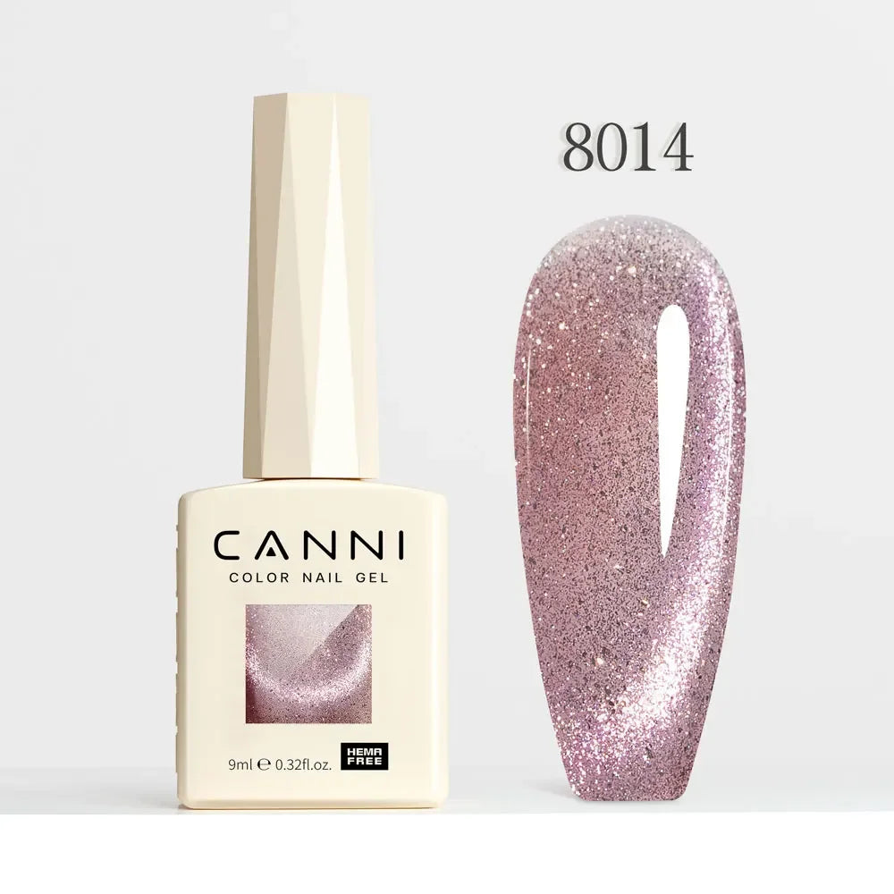 CANNI HEMA FREE TPO FREE 9ml Glitter Silver Cat Magnetic Gel Nail Polish Galaxy Diamond Full Coverage Pigmented Gel for Nail Glam'ongle CANNI HEMA FREE TPO FREE 9ml Glitter Silver Cat Magnetic Gel Nail Polish Galaxy Diamond Full Coverage Pigmented Gel for Nail