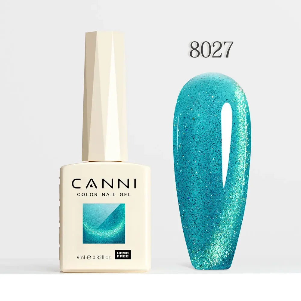 CANNI HEMA FREE TPO FREE 9ml Glitter Silver Cat Magnetic Gel Nail Polish Galaxy Diamond Full Coverage Pigmented Gel for Nail Glam'ongle CANNI HEMA FREE TPO FREE 9ml Glitter Silver Cat Magnetic Gel Nail Polish Galaxy Diamond Full Coverage Pigmented Gel for Nail