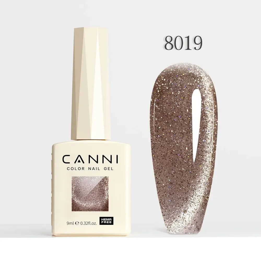 CANNI HEMA FREE TPO FREE 9ml Glitter Silver Cat Magnetic Gel Nail Polish Galaxy Diamond Full Coverage Pigmented Gel for Nail Glam'ongle CANNI HEMA FREE TPO FREE 9ml Glitter Silver Cat Magnetic Gel Nail Polish Galaxy Diamond Full Coverage Pigmented Gel for Nail