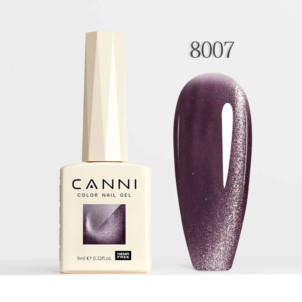 CANNI HEMA FREE TPO FREE 9ml Glitter Silver Cat Magnetic Gel Nail Polish Galaxy Diamond Full Coverage Pigmented Gel for Nail Glam'ongle CANNI HEMA FREE TPO FREE 9ml Glitter Silver Cat Magnetic Gel Nail Polish Galaxy Diamond Full Coverage Pigmented Gel for Nail