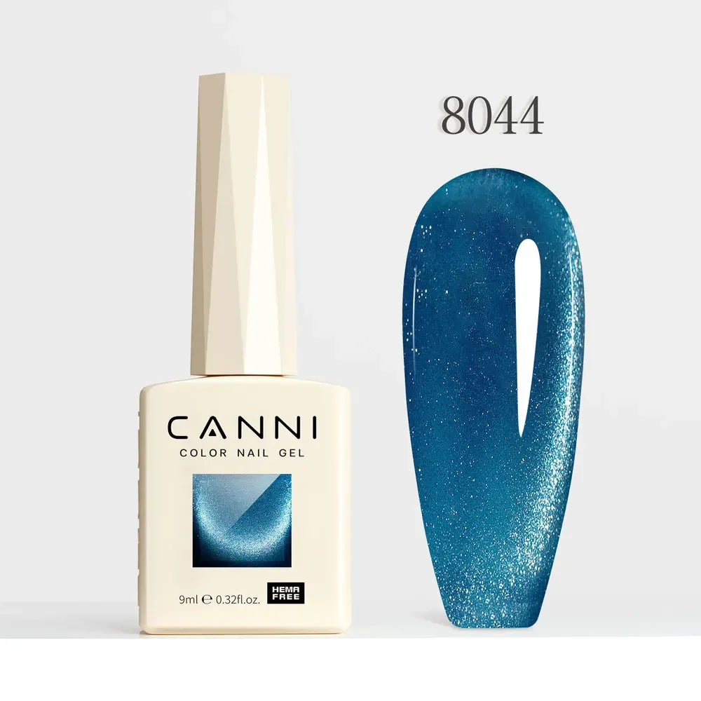 CANNI HEMA FREE TPO FREE 9ml Glitter Silver Cat Magnetic Gel Nail Polish Galaxy Diamond Full Coverage Pigmented Gel for Nail Glam'ongle CANNI HEMA FREE TPO FREE 9ml Glitter Silver Cat Magnetic Gel Nail Polish Galaxy Diamond Full Coverage Pigmented Gel for Nail