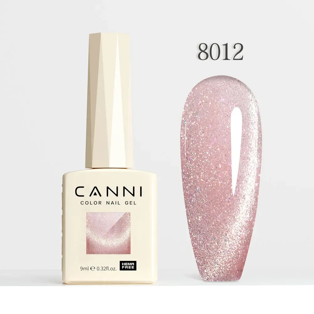 CANNI HEMA FREE TPO FREE 9ml Glitter Silver Cat Magnetic Gel Nail Polish Galaxy Diamond Full Coverage Pigmented Gel for Nail Glam'ongle CANNI HEMA FREE TPO FREE 9ml Glitter Silver Cat Magnetic Gel Nail Polish Galaxy Diamond Full Coverage Pigmented Gel for Nail
