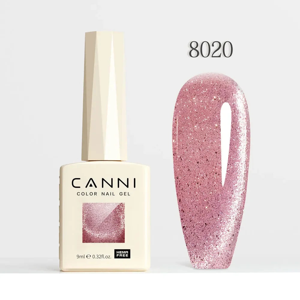 CANNI HEMA FREE TPO FREE 9ml Glitter Silver Cat Magnetic Gel Nail Polish Galaxy Diamond Full Coverage Pigmented Gel for Nail Glam'ongle CANNI HEMA FREE TPO FREE 9ml Glitter Silver Cat Magnetic Gel Nail Polish Galaxy Diamond Full Coverage Pigmented Gel for Nail