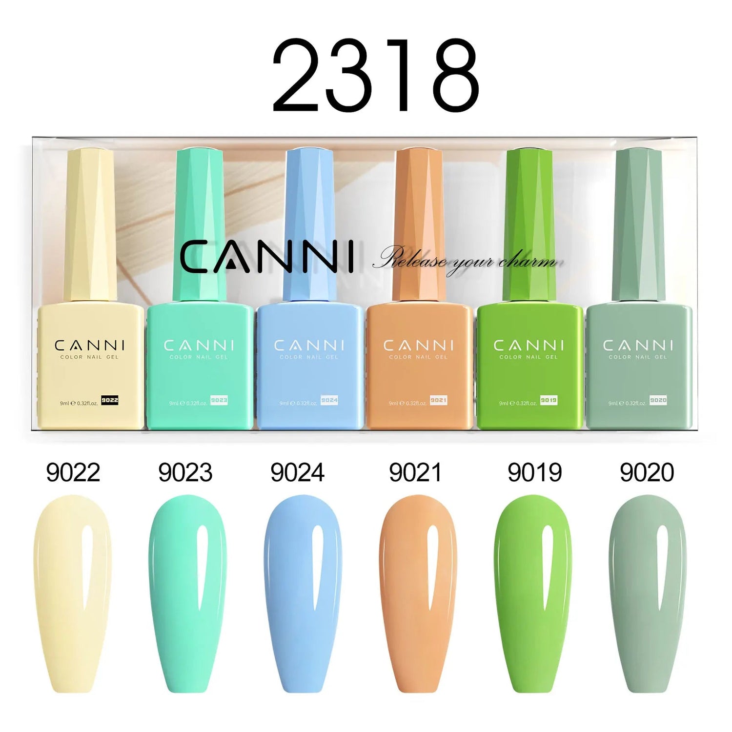 6pcs*9ml HEMA TPO FREE Nail Gel Polish CANNI Semi Permanent Jelly Pink Nude Color Gel Varnish Great Coverage UV LED Lacquer Glam'ongle 6pcs*9ml HEMA TPO FREE Nail Gel Polish CANNI Semi Permanent Jelly Pink Nude Color Gel Varnish Great Coverage UV LED Lacquer