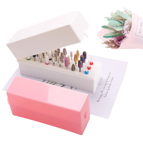 Boîte de rangement pour embouts de ponceuse