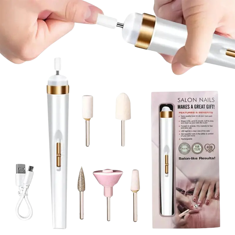 Stylo Ponceuse Portable 5 En 1 - Glam'ongle
