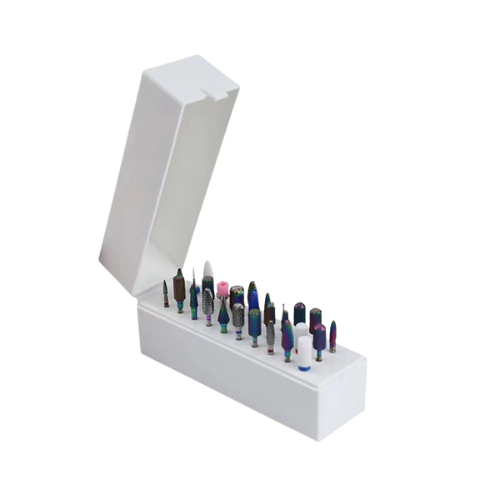 Boîte de rangement pour embouts de ponceuse Glam'ongle Boîte de rangement pour embouts de ponceuse