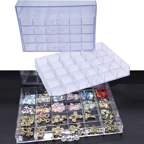 Boîte de Rangement Nail Art Glam'ongle Boîte de Rangement Nail Art