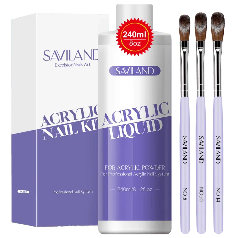 Kit Acrylique Monomère - SAVILAND - Glam'ongle