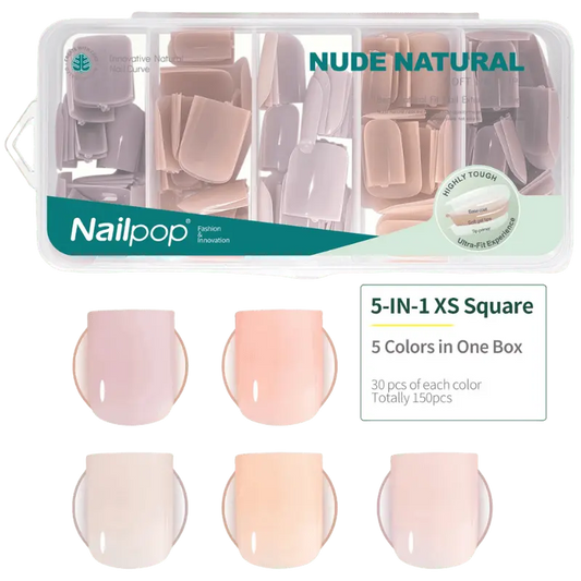 Capsules Colorés Carrés - NAILPOP - Glam'ongle