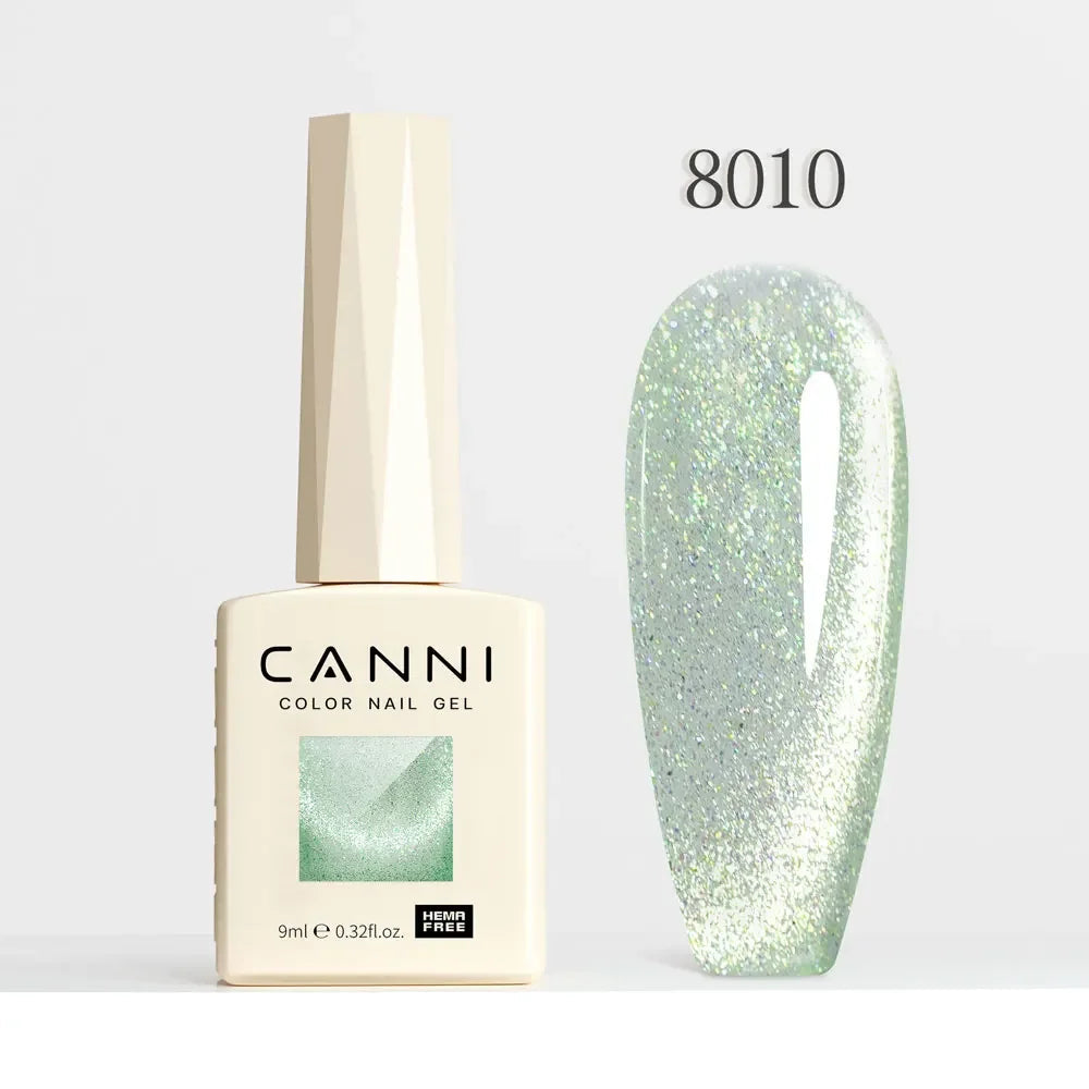 CANNI HEMA FREE TPO FREE 9ml Glitter Silver Cat Magnetic Gel Nail Polish Galaxy Diamond Full Coverage Pigmented Gel for Nail Glam'ongle CANNI HEMA FREE TPO FREE 9ml Glitter Silver Cat Magnetic Gel Nail Polish Galaxy Diamond Full Coverage Pigmented Gel for Nail