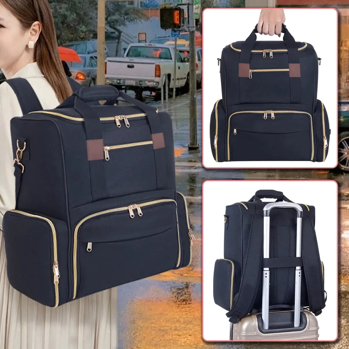 Sac à dos organisateur de vernis à ongles UOZL pouvant contenir 80 bouteilles et une lampe à ongles avec 2 étuis amovibles, sac de rangement professionnel Glam'ongle Sac à dos organisateur de vernis à ongles UOZL pouvant contenir 80 bouteilles et une lampe à ongles avec 2 étuis amovibles, sac de rangement professionnel