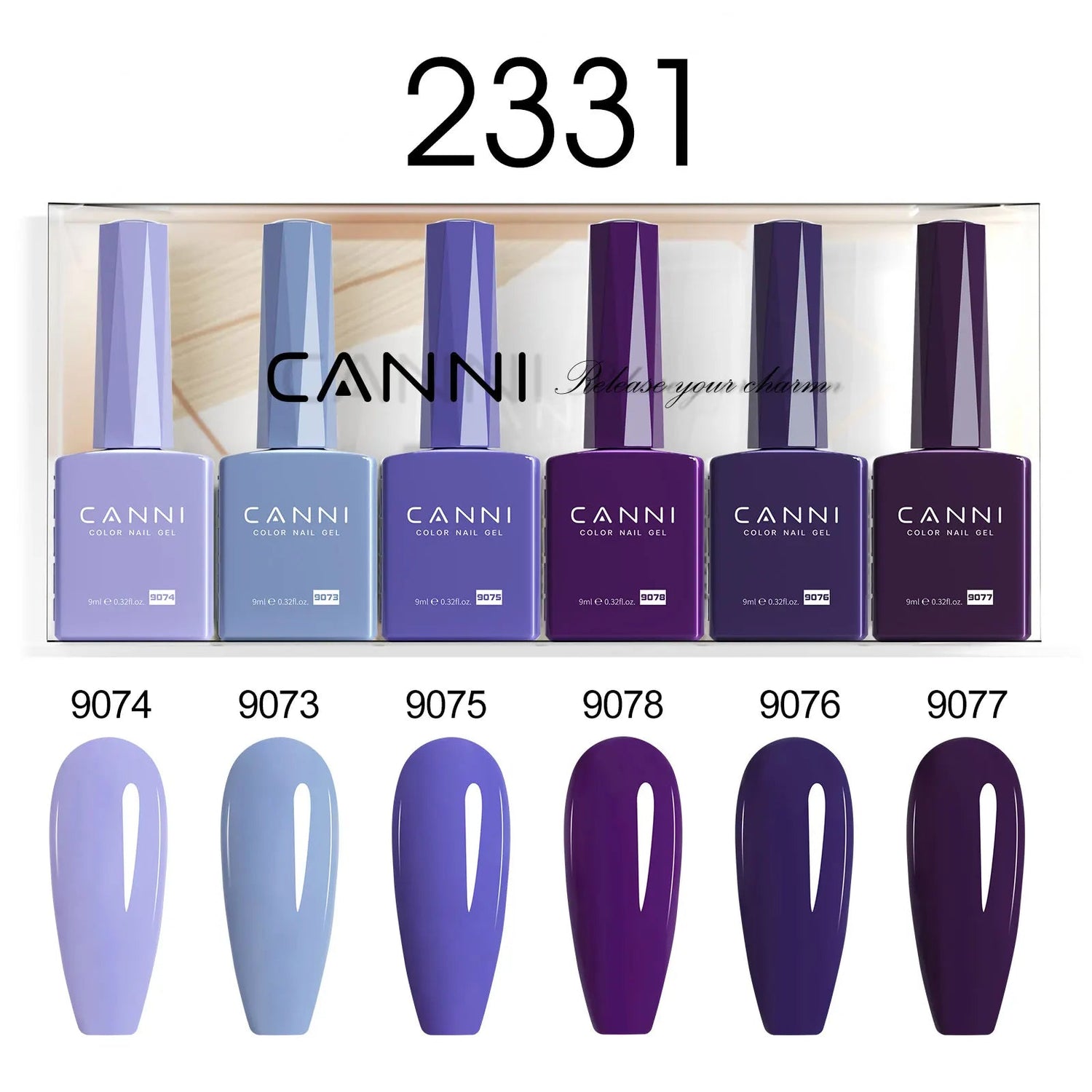 6pcs*9ml HEMA TPO FREE Nail Gel Polish CANNI Semi Permanent Jelly Pink Nude Color Gel Varnish Great Coverage UV LED Lacquer Glam'ongle 6pcs*9ml HEMA TPO FREE Nail Gel Polish CANNI Semi Permanent Jelly Pink Nude Color Gel Varnish Great Coverage UV LED Lacquer