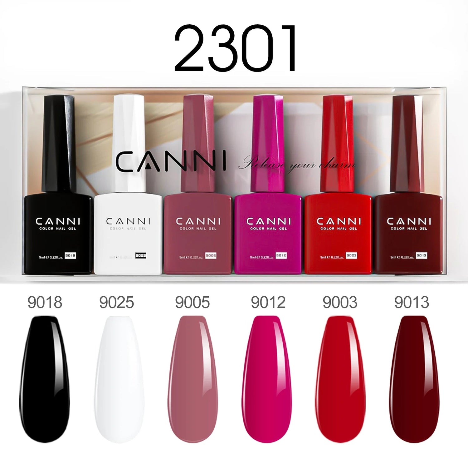 6pcs*9ml HEMA TPO FREE Nail Gel Polish CANNI Semi Permanent Jelly Pink Nude Color Gel Varnish Great Coverage UV LED Lacquer Glam'ongle 6pcs*9ml HEMA TPO FREE Nail Gel Polish CANNI Semi Permanent Jelly Pink Nude Color Gel Varnish Great Coverage UV LED Lacquer