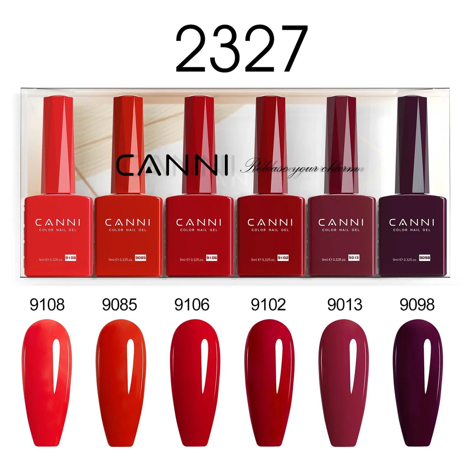 6pcs*9ml HEMA TPO FREE Nail Gel Polish CANNI Semi Permanent Jelly Pink Nude Color Gel Varnish Great Coverage UV LED Lacquer Glam'ongle 6pcs*9ml HEMA TPO FREE Nail Gel Polish CANNI Semi Permanent Jelly Pink Nude Color Gel Varnish Great Coverage UV LED Lacquer
