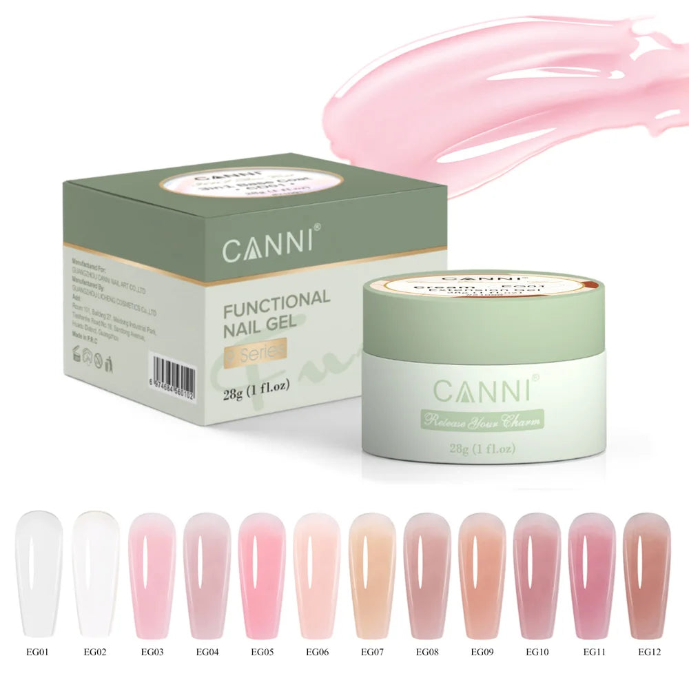 Venalisa CANNI Creamy Texture Extention Builder Jelly Gel Self Leveling No Burning Jelly Gel UV LED Construction Nail Manicure Glam'ongle Venalisa CANNI Creamy Texture Extention Builder Jelly Gel Self Leveling No Burning Jelly Gel UV LED Construction Nail Manicure