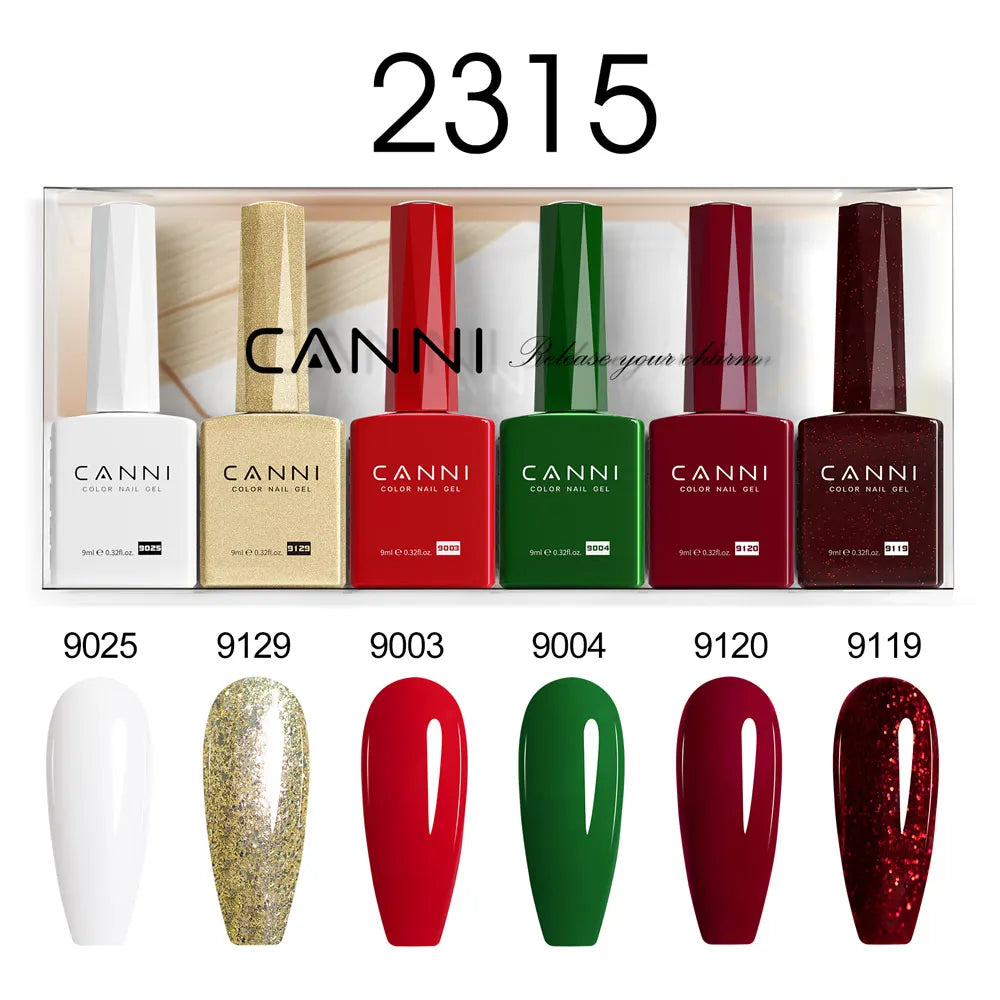 6pcs*9ml HEMA TPO FREE Nail Gel Polish CANNI Semi Permanent Jelly Pink Nude Color Gel Varnish Great Coverage UV LED Lacquer Glam'ongle 6pcs*9ml HEMA TPO FREE Nail Gel Polish CANNI Semi Permanent Jelly Pink Nude Color Gel Varnish Great Coverage UV LED Lacquer