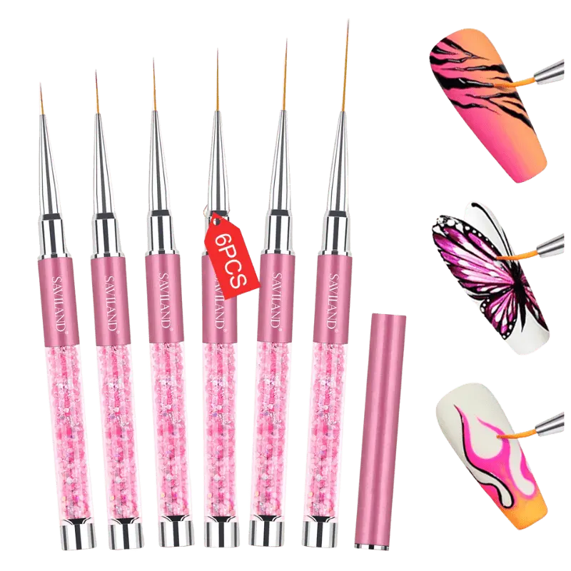 Set de Pinceaux Liner - SAVILAND - Glam'ongle