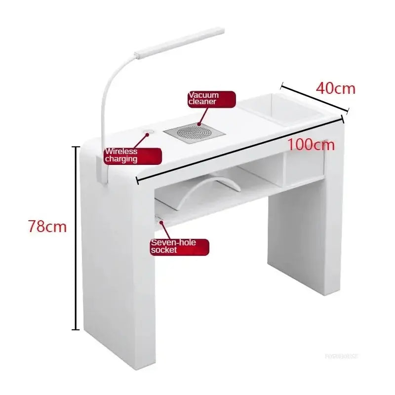 Table de Manucure Professionnelle - Glam'ongle