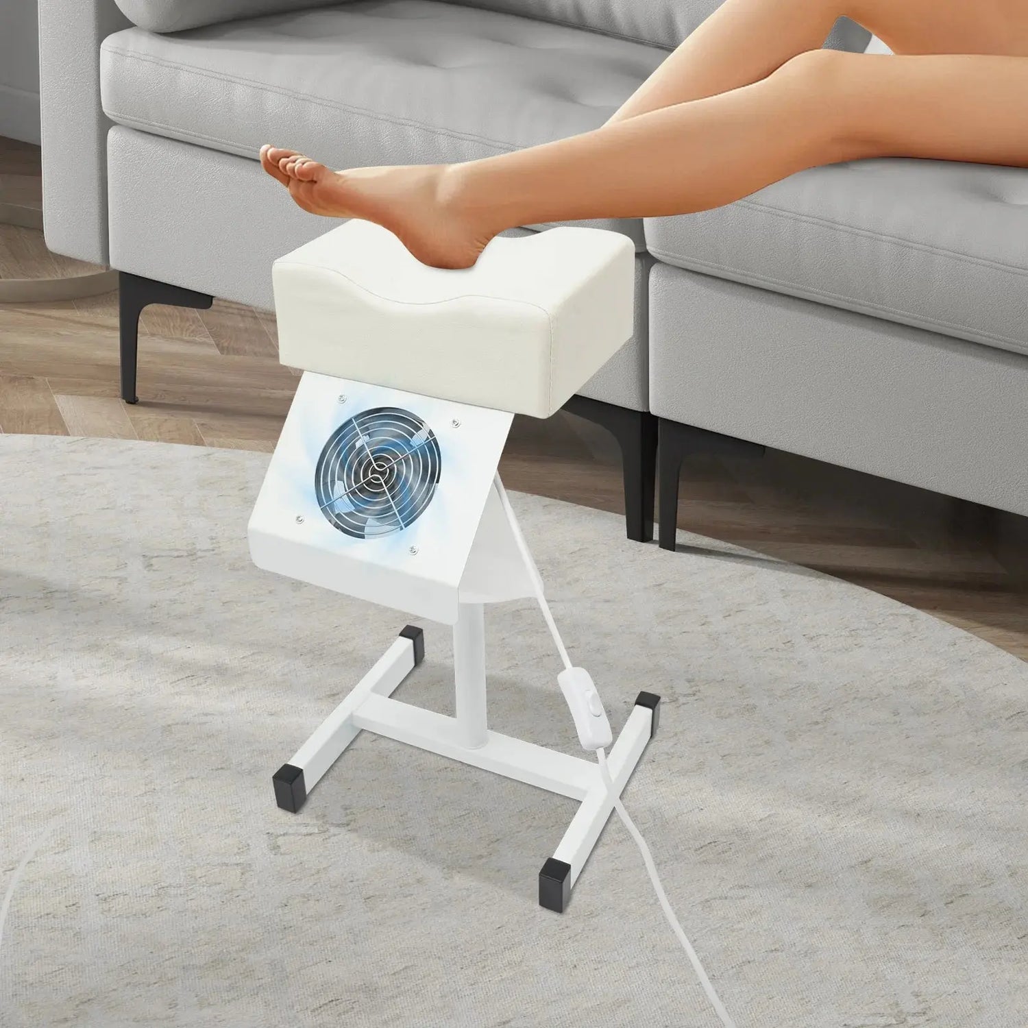Tabouret de pédicure, banc à ongles, chaise de manucure, salon de beauté, spa, tabouret élévateur, repose-pieds avec sac de nettoyage Glam'ongle Tabouret de pédicure, banc à ongles, chaise de manucure, salon de beauté, spa, tabouret élévateur, repose-pieds avec sac de nettoyage